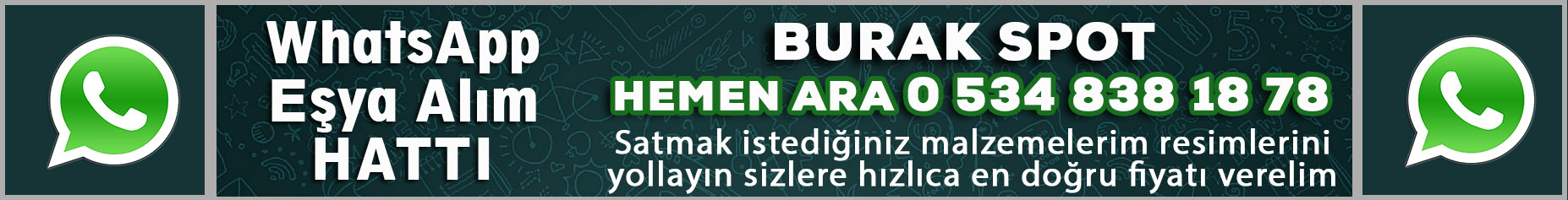 Çankaya İkinci El Ev Eşyası Alanlar Burak Spot Ankara İkinci El Eşya
